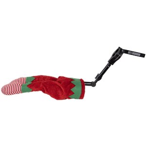 Clayre & Eef Kerstdecoratie Elfbeinen Rood-Groen 21x13x59 cm 3-stukset