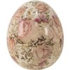 Clayre & Eef 6CE1415S Decoratie Ei Ø 7x9 cm Beige Rosa