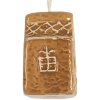 Clayre & Eef Decoratie Hanger Huis Keramiek 4x3x6 cm