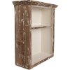 Clayre & Eef 6H2466 Wandkast 36x15x43 cm Landelijke Stijl