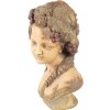 Clayre & Eef Decoratieve Buste Vrouw 24x18x28 cm