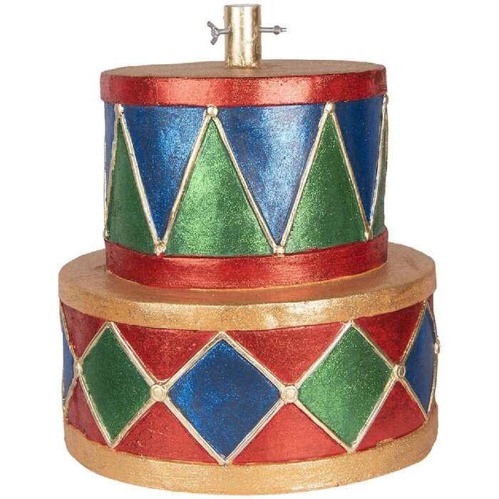 Clayre & Eef 6MG0151 Kerstboomstandaard Ø 40x46 cm Blauw Groen