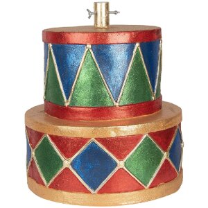 Clayre & Eef 6MG0151 Kerstboomstandaard Ø 40x46 cm Blauw Groen