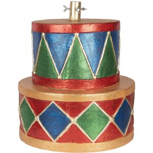 Clayre & Eef 6MG0151 Kerstboomstandaard Ø 40x46 cm Blauw Groen