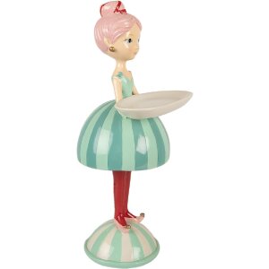 Clayre & Eef Decoratie Kind met Schaal 18x16x38 cm...