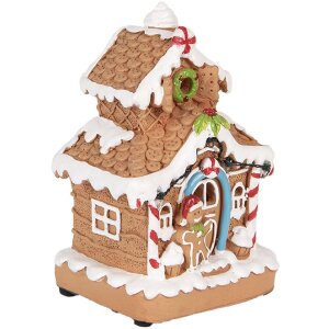 Clayre & Eef 6PR5867 LED Decoratiehuis 11x10x17 cm