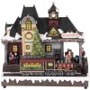 Clayre & Eef 6PR5873 Decoratie-trein met LED 32x16x30 cm Kerstdecoratie