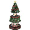 Clayre & Eef 6PR5874 LED Kerstboom Groen/Rood 24x46cm