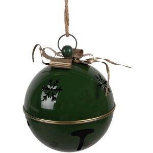 Clayre & Eef 6Y5901 Decoratieve Bel Groen Goud Ø 31x35 cm