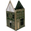 Clayre & Eef 6Y5921 Kandelaar 14x12x25 cm Groen Wit