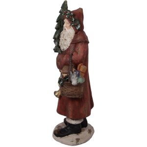 Clayre & Eef Kerstman-figuur 39x30x93 cm Rood-Groen...