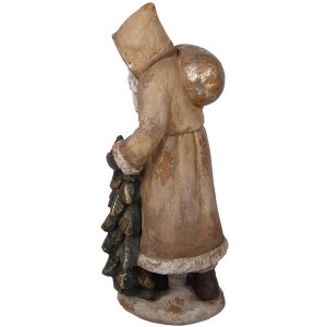 Clayre & Eef 5MG0073 Decoratie Kerstman 38x30x90 cm