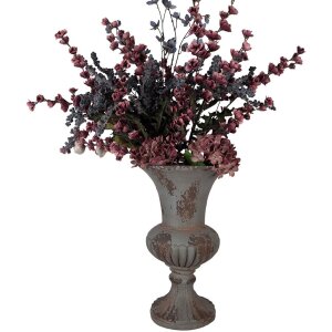 Clayre & Eef 5MG0087 Decoratieve bloempot Ø 30x52 cm Grijs-Bruin