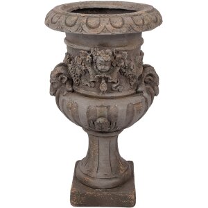 Clayre & Eef 5MG0092 Decoratieve Plantenpot Grijs 40x38x64 cm