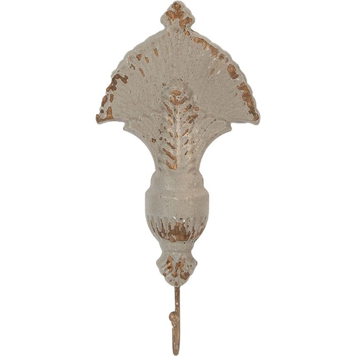 Clayre & Eef 6Y5983 Wandhaken 16x4x33 cm Beige-Braun