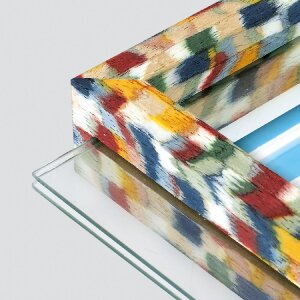ZEP Houten Fotolijst Recife Kleurrijk Zwevend Glas...