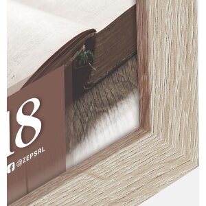 ZEP Houten Fotolijst Renton 3 Kleuren 4 Maten Blokprofiel