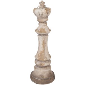Clayre & Eef 6MG0139 Decoratie Ornament Koning Ø 17x51 cm