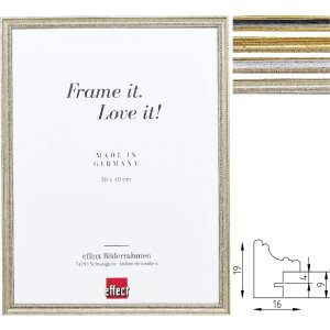 Effect houten fotolijst Profiel 66 Massief hout Antieke...