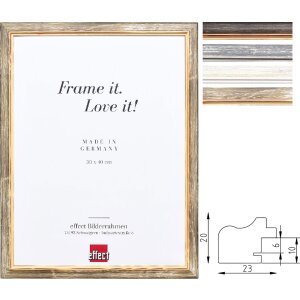 Effect Houten Lijst Profiel 67 Landhuisstijl 2,3cm Breed...