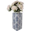 Clayre & Eef 6CE2388L Decoratieve Pot met Deksel 16x16x41 cm