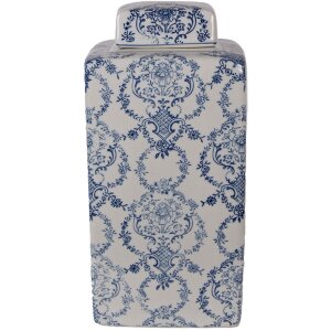 Clayre & Eef 6CE2388S Decoratieve Pot met Deksel...