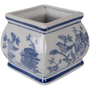 Clayre & Eef 6CE2391 Decoratieve Pot met Deksel 13x13x17 cm