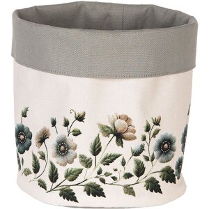 Clayre & Eef GTB50 broodmand beige-groen 15x16 cm