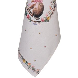 Clayre & Eef keukentuch 50x70 cm beige-bruin