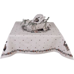 Clayre & Eef Broodmandje 35x35x8 cm Beige-Braun