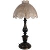 Clayre & Eef tafellamp zwart-grijs Ø41x75 cm E27 max 60W