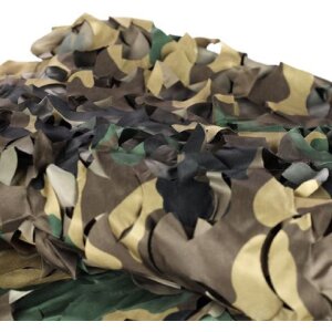 Buteo Photo Gear 3D-bladpatroon camouflage net forest camo woodland 1,5x3m