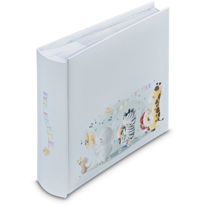 Hama Memo-Album Dieren, kleurrijk, 22,5 x 22 cm, voor 200 foto’s 10x15 cm