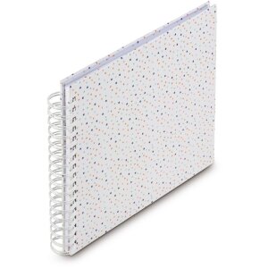 Hama Spiral-Album Confetti, 28x24 cm, 50 witte...