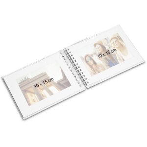 Hama Spiral-Album Fine Art, 24x17 cm, 50 witte pagina’s, New Black