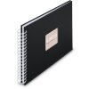 Hama Spiral-Album Fine Art, 28x24 cm, 50 witte pagina’s, new black