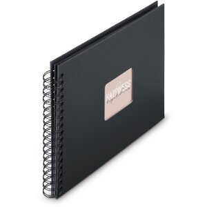 Hama Spiral-Album Fine Art 28x24 cm, 50 zwarte...