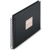 Hama Spiral-Album Fine Art 28x24 cm, 50 zwarte pagina’s, New Black