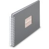 Hama Spiral-Album Fine Art, 28x24 cm, 50 witte pagina’s, steingrau