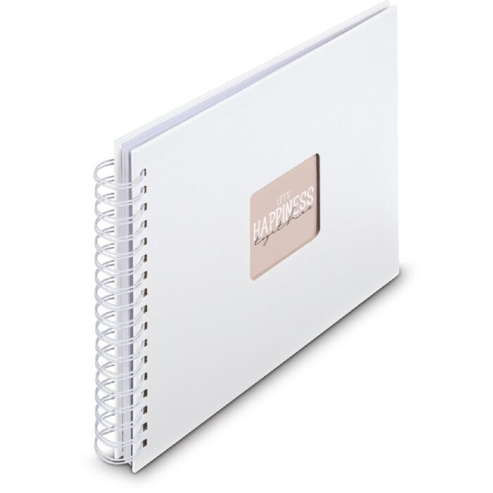 Hama Spiral-Album Fine Art, 28x24 cm, 50 witte bladzijden