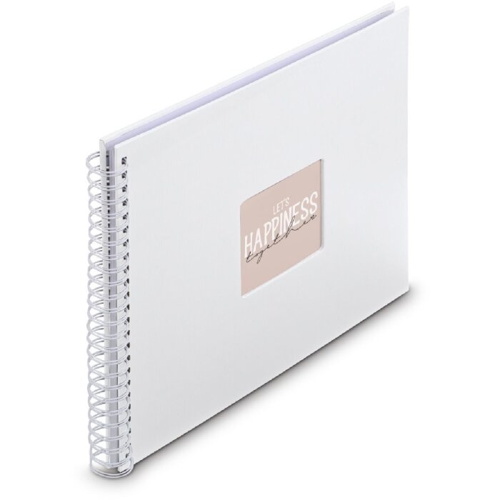 Hama Spiral-Album Fine Art 36x32 cm, 50 witte pagina’s, wit