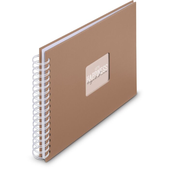 Hama Spiral-Album Fine Art 28x24 cm, 50 witte paginas, omslag mousse