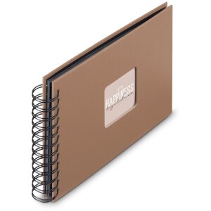 Hama Spiral-Album Fine Art, 24x17 cm, 50 zwarte...