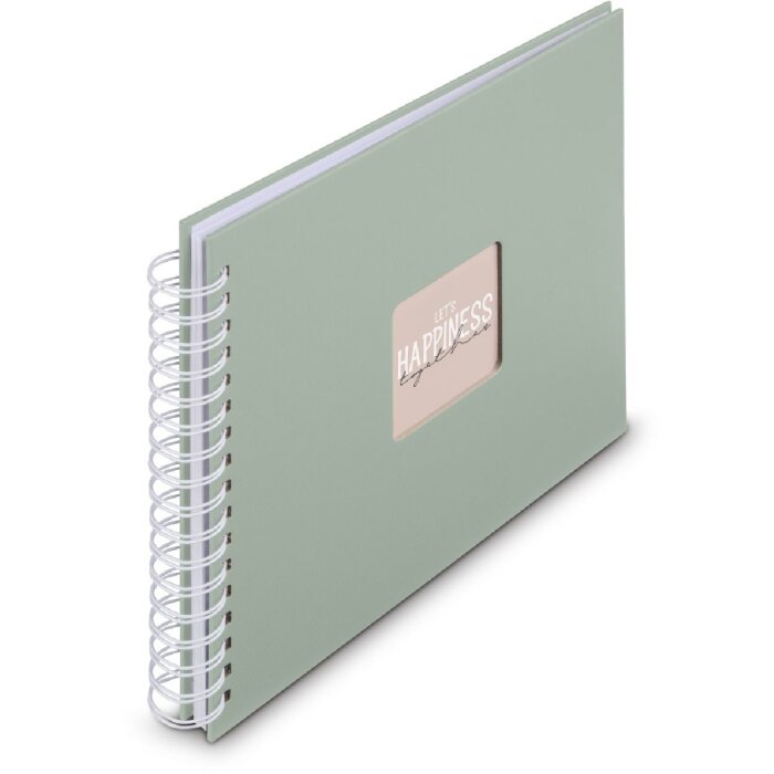 Hama Spiral-Album Fine Art, 28x24 cm, 50 witte pagina’s, saliekleur