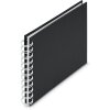 Hama Spiral-Album Fine Art 18,5 x 15 cm, 30 witte pagina’s, New Black