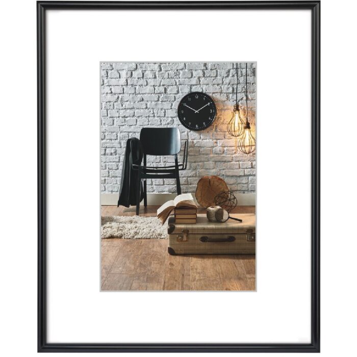 Hama Kunststoflijst Sevilla, zwart, 60 x 80 cm