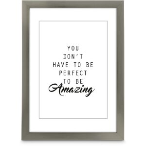 Hama Kunststoflijst Chiaro, modern grijs, 30 x 40 cm