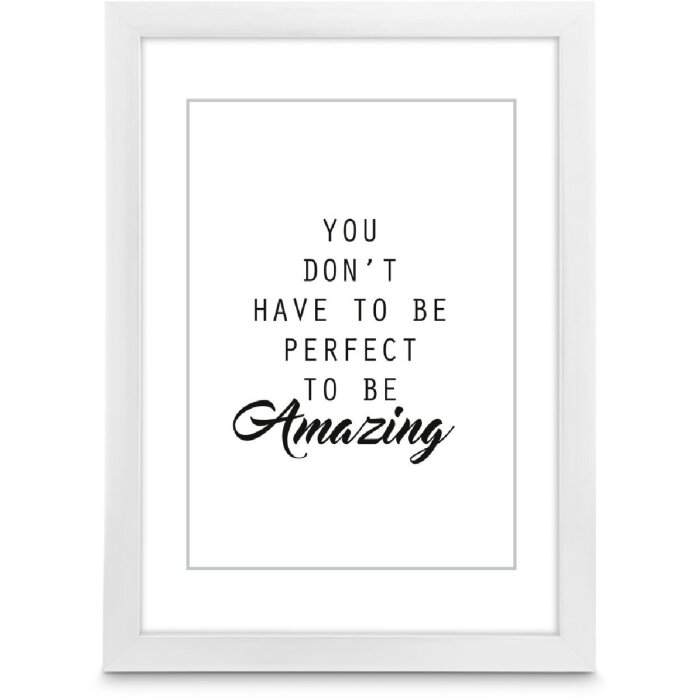 Hama Kunststoflijst Chiaro, Wit, 50 x 70 cm