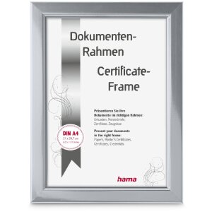 Hama Kunststoflijst Chill Zilver 21x29,7 cm DIN A4