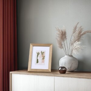 Hama Houten Fotolijst Albero Taupe 20x30 cm met Reflexglas en Ophanging